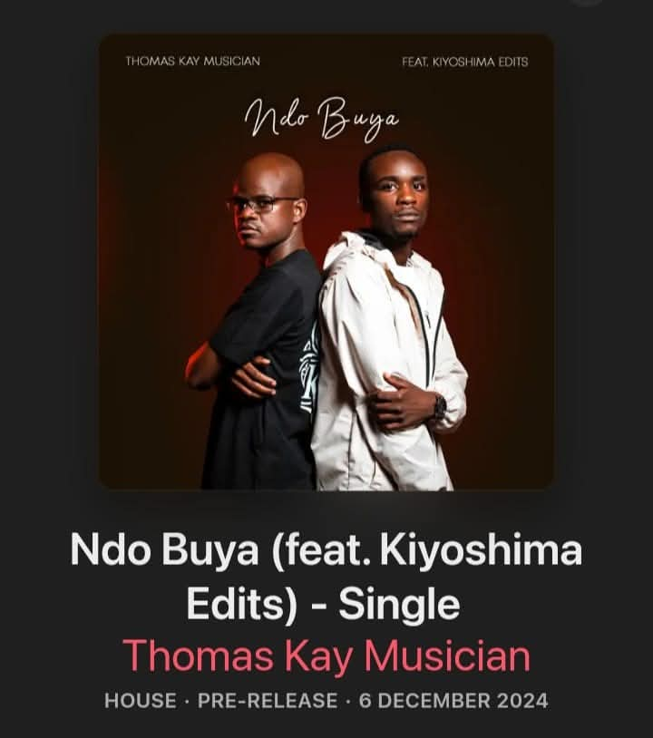 Thomas Kay Musician and Kiyoshima Edits release their latest single titled ‘Ndo Buya’